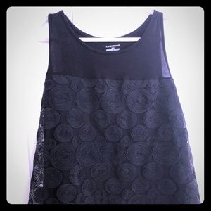 Black embellished front tank/shell. 14/16